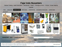 Tablet Screenshot of fajarindonusantara.com